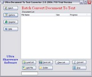 Ultra PDF To Text Converter screenshot